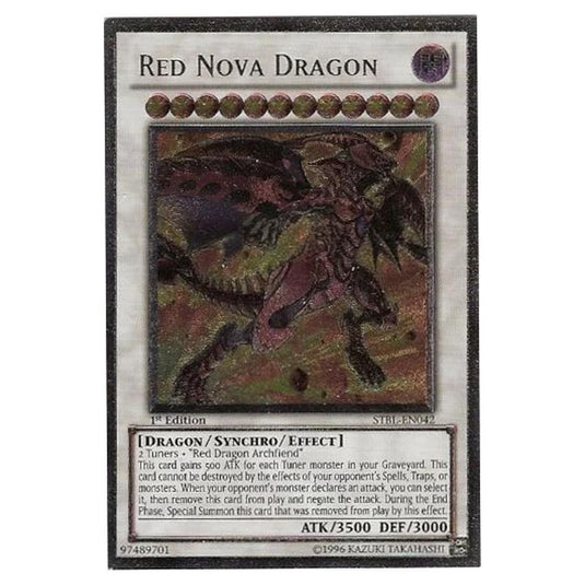 Yu-Gi-Oh! - Starstrike Blast - Red Nova Dragon (Ultimate Rare) - STBL-EN042