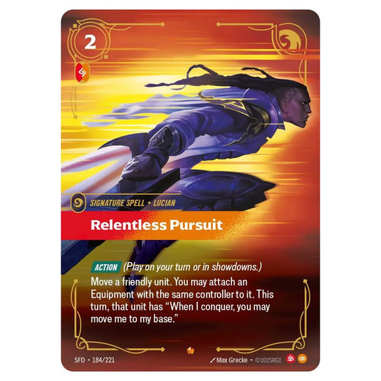 Riftbound: League of Legends TCG - Spiritforged - Relentless Pursuit - 184/221
