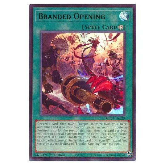 Yu-Gi-Oh! - The Chronicles Deck - The Fallen & The Virtuous - Branded Opening (Ultra Rare) - CH01-EN023