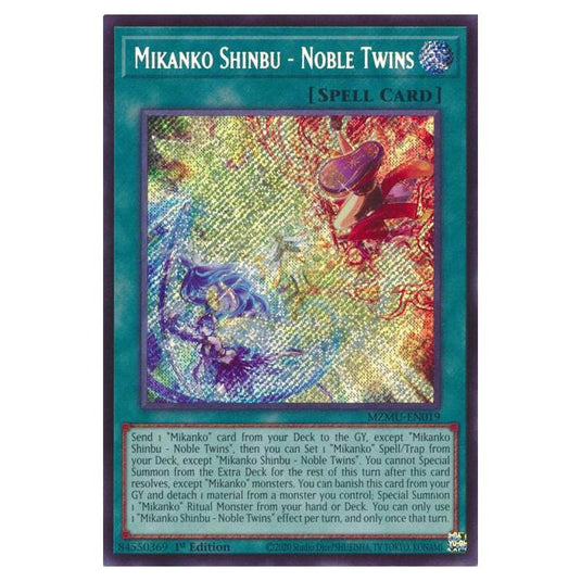 Yu-Gi-Oh! - Maze of Muertos - Mikanko Shinbu - Noble Twins (Secret Rare) - MZMU-EN019
