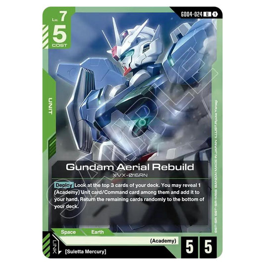 Gundam Card Game - GD-04: Phantom Aria - Gundam Aerial Rebuild (U) - GD04-024