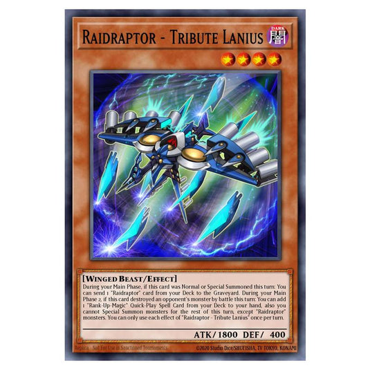Yu-Gi-Oh! - OTS Tournament Pack 24 - Raidraptor - Tribute Lanius (Common) OP24-EN018