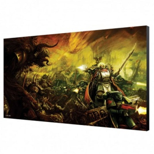 Dark Angels in Battle Wood Panel - Warhammer 40K