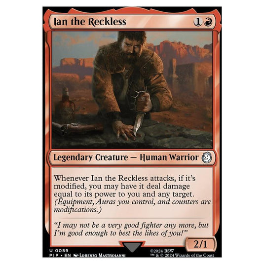 Magic The Gathering - Universes Beyond - Fallout - Ian the Reckless - 0059