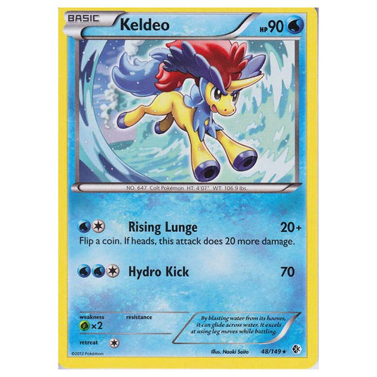 Pokemon - Black & White - Boundaries Crossed - Keldeo 48/149