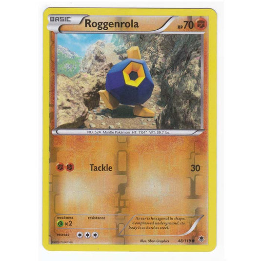 Pokemon - XY Phantom Forces - (Reverse Holo) - Roggenrola - 48/119