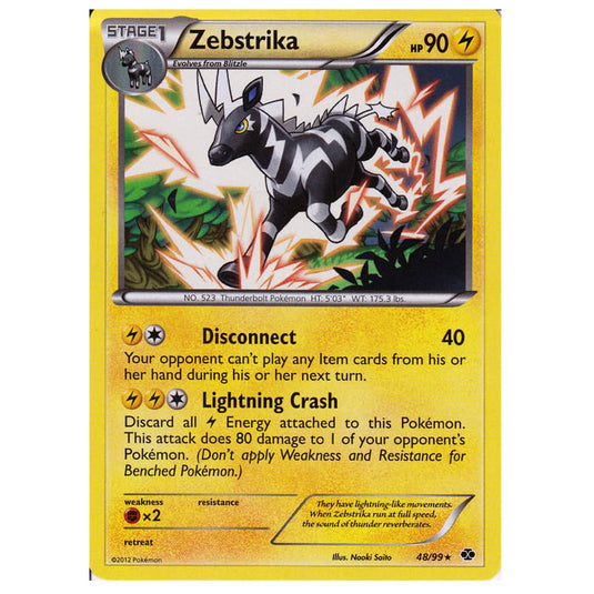 Pokemon - Black & White - Next Destinies - Zebstrika 48/99