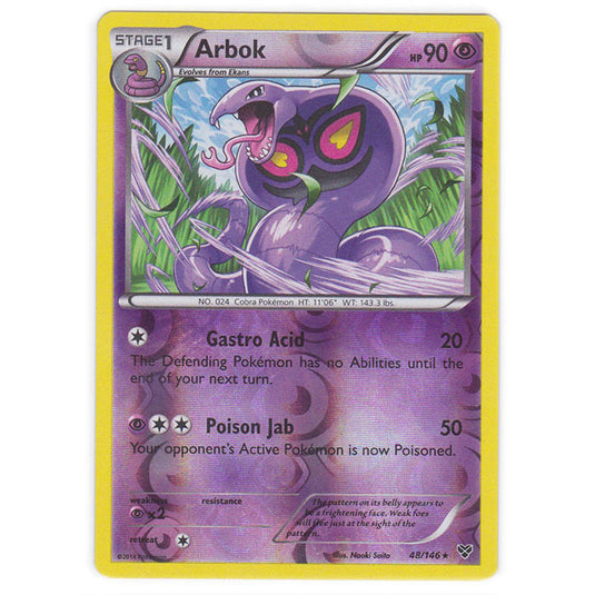 Pokemon - XY Base Set - (Reverse Holo) Arbok - 48/146