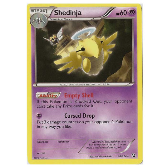 Pokemon - Black & White - Dragons Exalted - Shedinja - 48/124