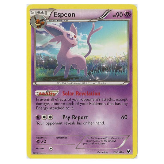 Pokemon - Black & White - Dark Explorers - Espeon - 48/108