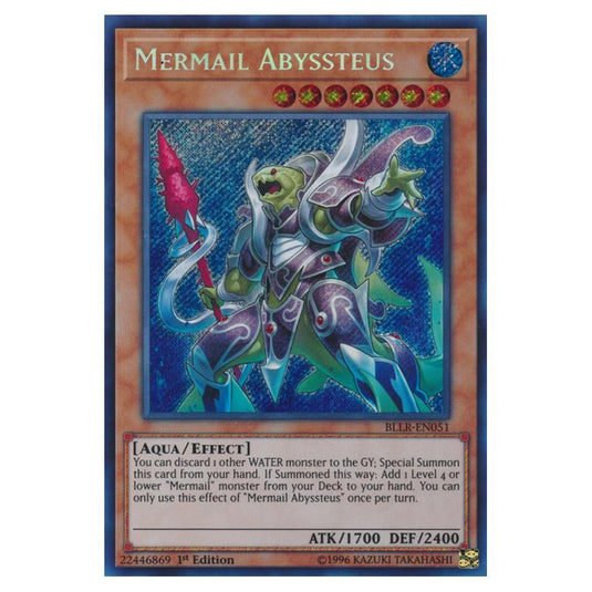 Yu-Gi-Oh! - Battles of Legend - Light's Revenge - Mermail Abyssteus (Secret Rare) BLLR-EN051