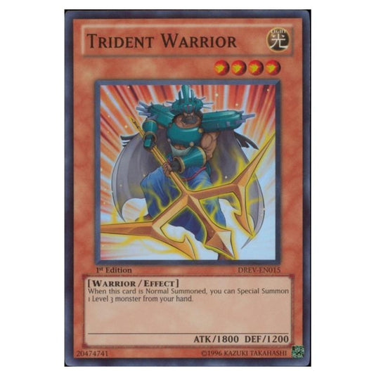 Yu-Gi-Oh! - Duelist Revolution - Trident Warrior (Super Rare) DREV-EN015