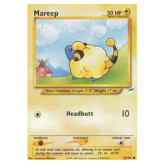 Pokemon - Neo Destiny - Mareep - 075/105