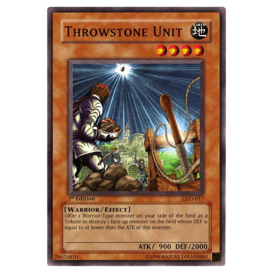 Yu-Gi-Oh! - Legacy of Darkness - Throwstone Unit (Common) LOD-017