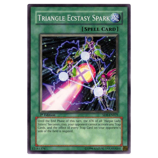 Yu-Gi-Oh! - Structure Deck - Lord of the Storm - Triangle Ecstasy Spark (Common) SD8-EN025