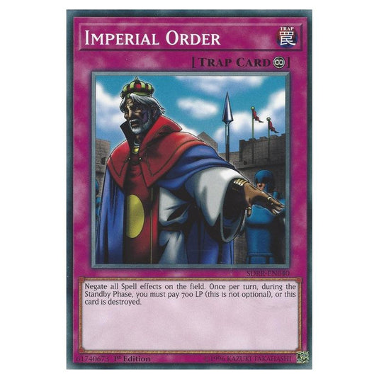 Yu-Gi-Oh! - Structure Deck - Rokket Revolt - Imperial Order (Common) SDRR-EN040