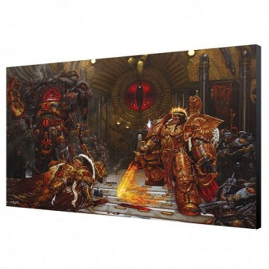 Emperor VS Horus Wood Panel - Warhammer 40K