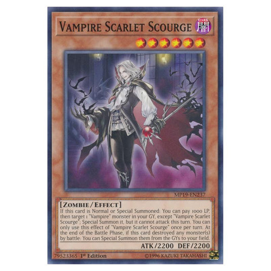Yu-Gi-Oh! - 2019 Gold Sarcophagus Tin Mega Pack - Vampire Scarlet Scourge (Common) MP19-EN237