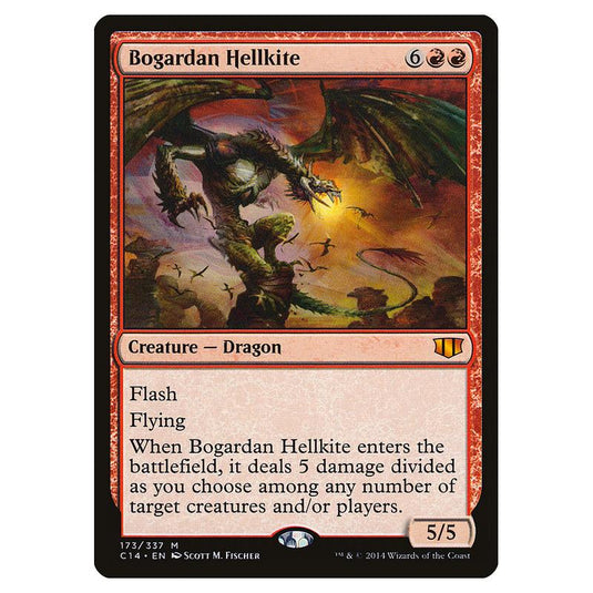 Magic The Gathering - Commander 2014 - Bogardan Hellkite - 173