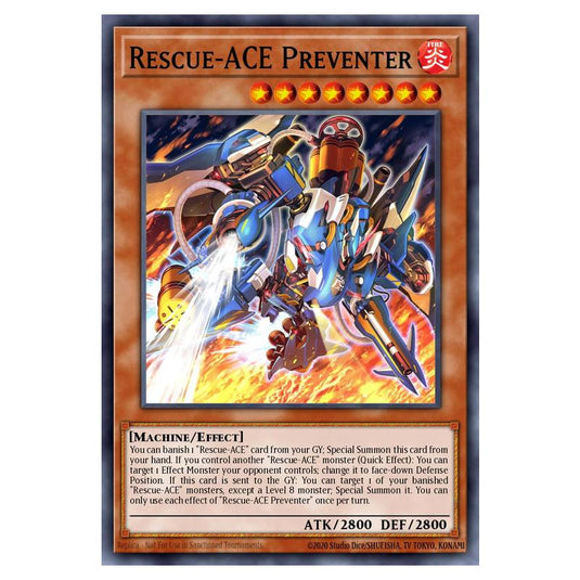 Yu-Gi-Oh! - OTS Tournament Pack 23 - Rescue-ACE Preventer (Super Rare) OP23-EN007