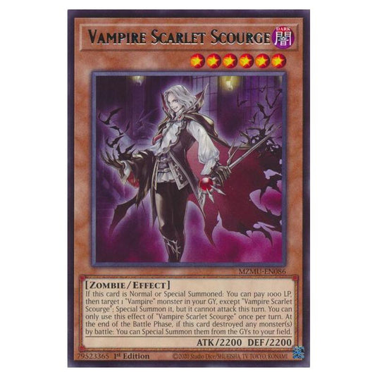 Yu-Gi-Oh! - Maze of Muertos - Vampire Scarlet Scourge (Rare) - MZMU-EN086