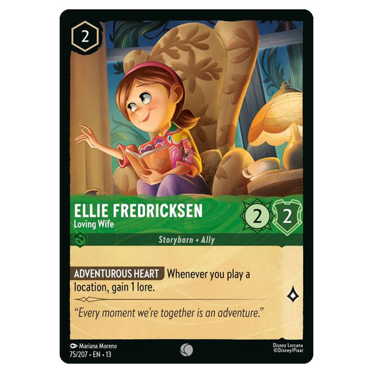 Lorcana - Attack of the Vine - Ellie Fredricksen - Loving Wife (Common) - 75/207