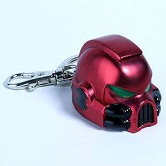 Primaris Space Marine MKVII Helmet Blood Angels Keychain - Warhammer 40K