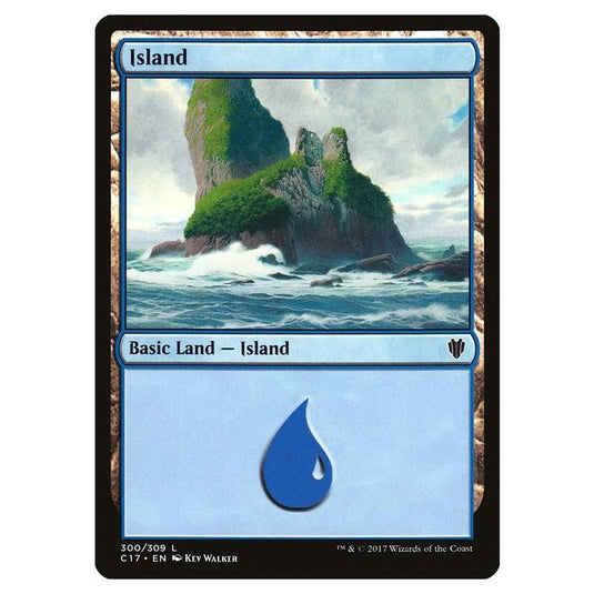 Magic The Gathering - Commander 2017 - Island - 300/309