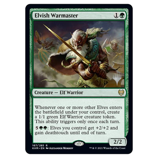 Magic The Gathering - Kaldheim Promos - Elvish Warmaster - 167/285