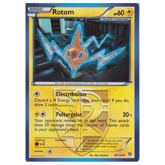 Pokemon - Black & White - Plasma Storm - Rotom - 049/135