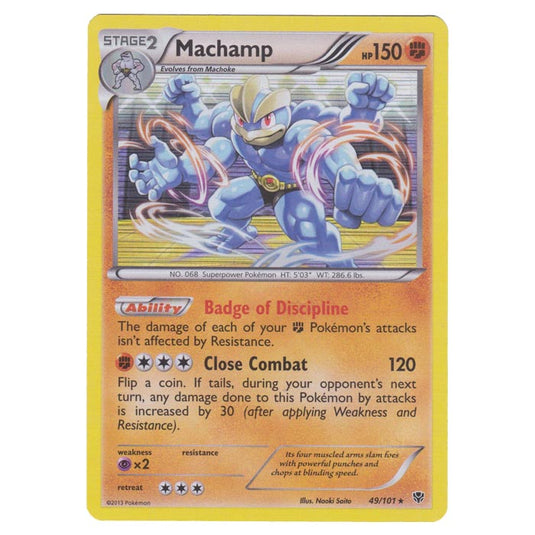 Pokemon - Black & White - Plasma Blast - Machamp - 49/101