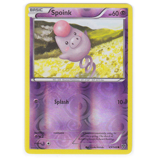 Pokemon - XY Base Set - (Reverse Holo) Spoink - 49/146