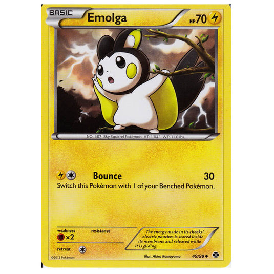 Pokemon - Black & White - Next Destinies - Emolga 49/99