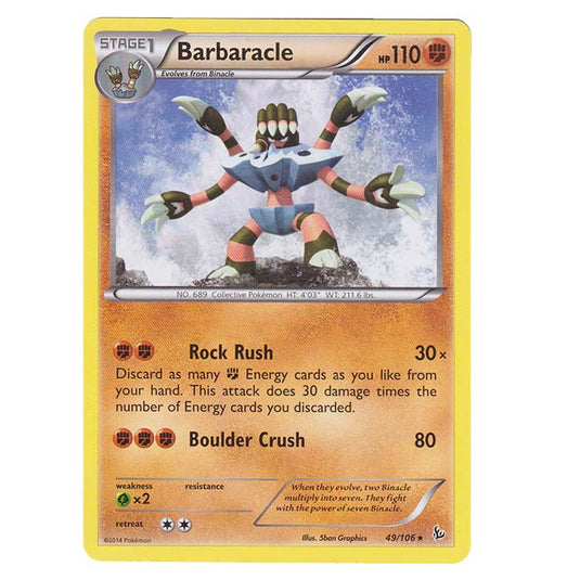 Pokemon - XY - Flashfire - Barbaracle - 49/106