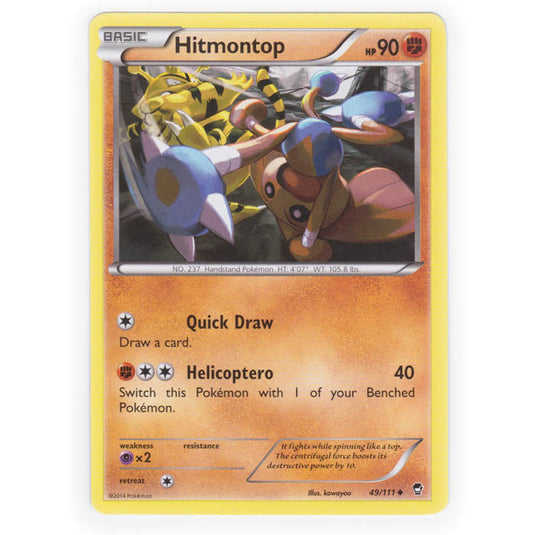 Pokemon - XY Furious Fists - Hitmontop - 49/111