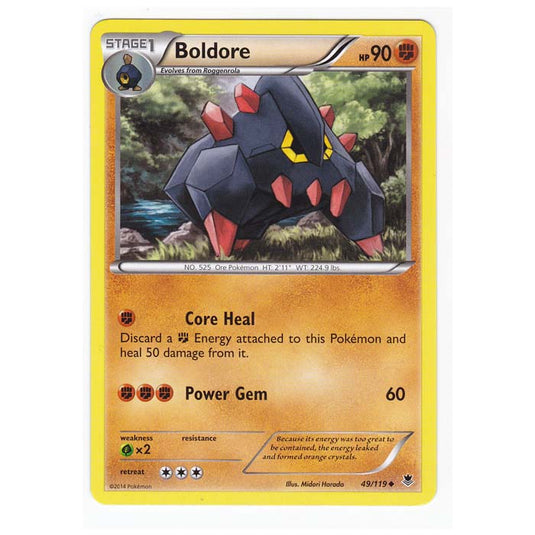 Pokemon - XY Phantom Forces - Boldore - 49/119