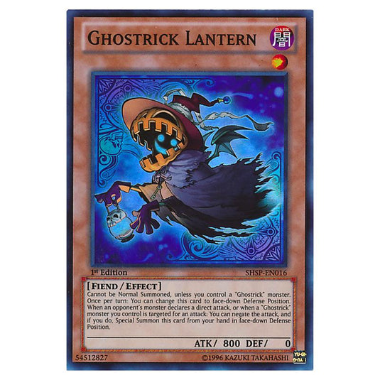 Yu-Gi-Oh! - Shadow Specters - Ghostrick Lantern (Super Rare) SHSP-EN016