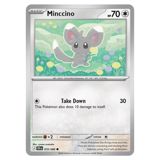 Pokemon - Mega Evolution - Chaos Rising - Minccino - 072/086