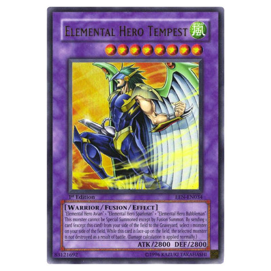 Yu-Gi-Oh! - Elemental Energy - Elemental HERO Tempest (Ultra Rare) EEN-EN034
