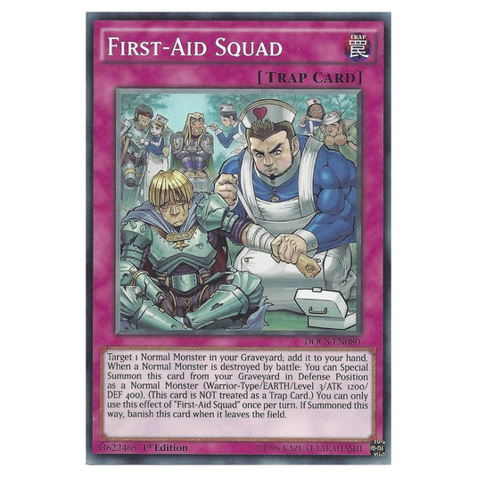 Yu-Gi-Oh! - Dimension of Chaos - First-Aid Squad (Short Print) DOCS-EN080
