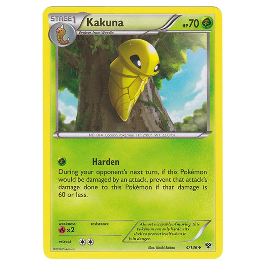 Pokemon - XY Base Set - Kakuna - 4/146