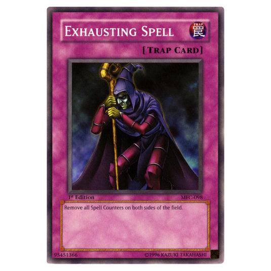 Yu-Gi-Oh! - Magician\'s Force - Exhausting Spell (Common) MFC-098