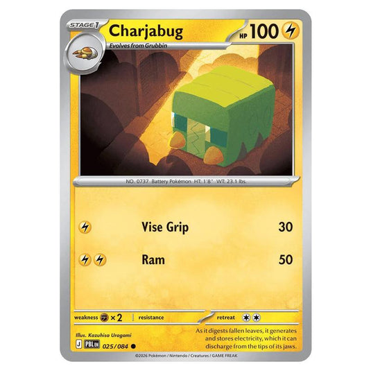 Pokemon - Mega Evolution - Pitch Black - Charjabug - 025/084