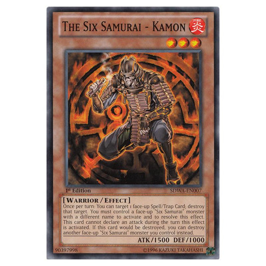 Yu-Gi-Oh! - Samurai Warlords Structure Deck - The Six Samurai - Kamon (Common) SDWA-EN007