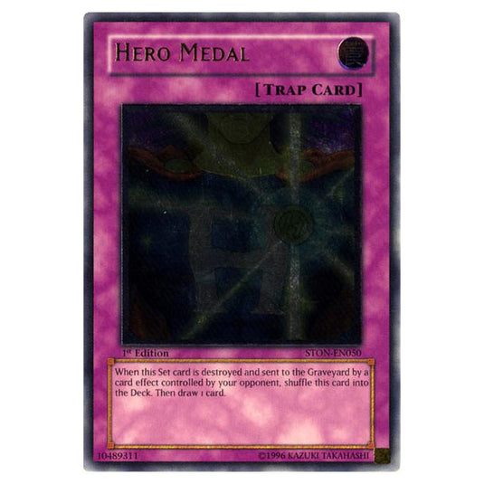 Yu-Gi-Oh! - Strike of Neos - Hero Medal (Ultimate Rare) STON-EN050