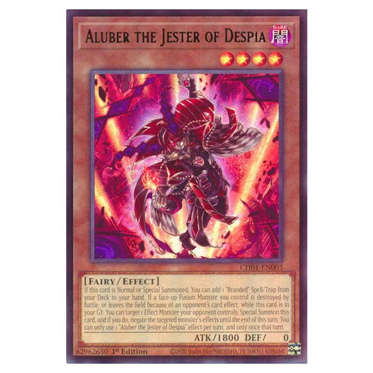 Yu-Gi-Oh! - The Chronicles Deck - The Fallen & The Virtuous - Aluber the Jester of Despia (Ultra Rare) - CH01-EN003