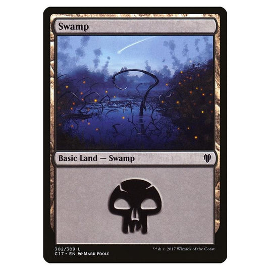 Magic The Gathering - Commander 2017 - Swamp - 302/309