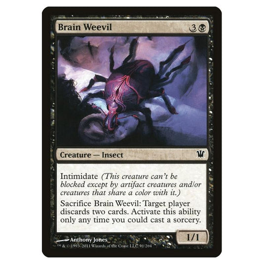 Magic the Gathering - Innistrad - Brain Weevil - 91/264