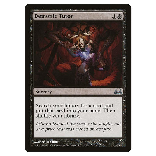 Magic The Gathering - Duel Decks: Divine Vs. Demonic - Demonic Tutor - 49