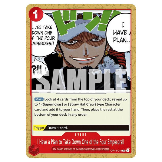 One Piece - OP14 - The Azure Sea's Seven - I Have a Plan to Take Down One of the Four Emperors!! - OP14-019